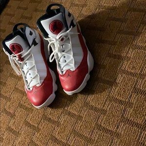 Jordan’s 6ring red and white